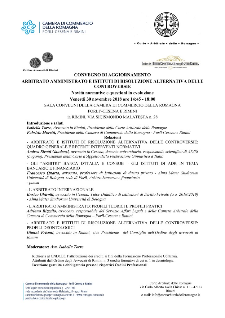 Locandina_CorteArbitraleRomagne_Convegno_30nov2018ac-1